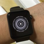 Apple Watch Sport　42mmスペースグレイアルミニウムケースとブラックウーブンナイロン